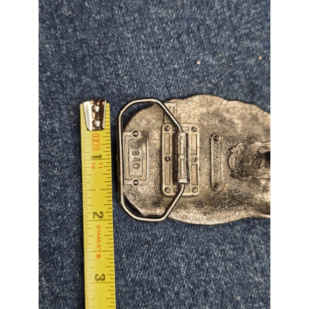 Vintage 1985 Gospel Guitar Rockstar Belt Buckle - Picture 7 of 7